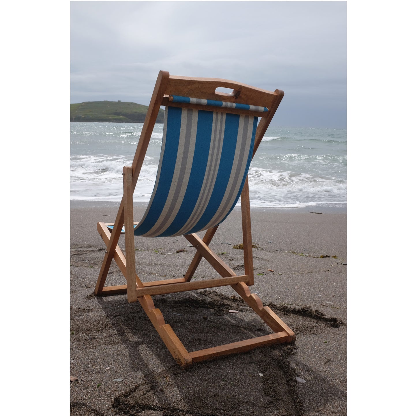 St Ives Mango Wood Folding Premium Deck Chair