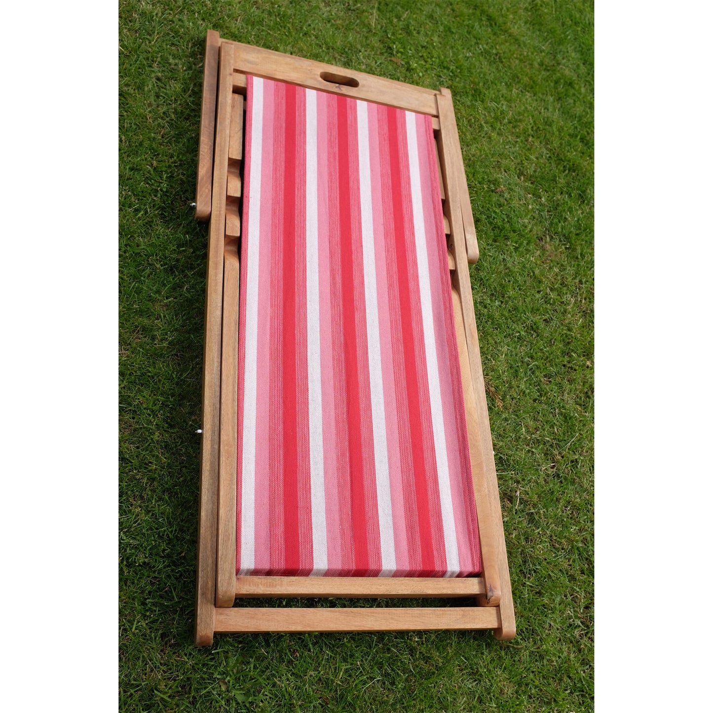 Fuchsia Mango Wood Folding Premium Deck Chair