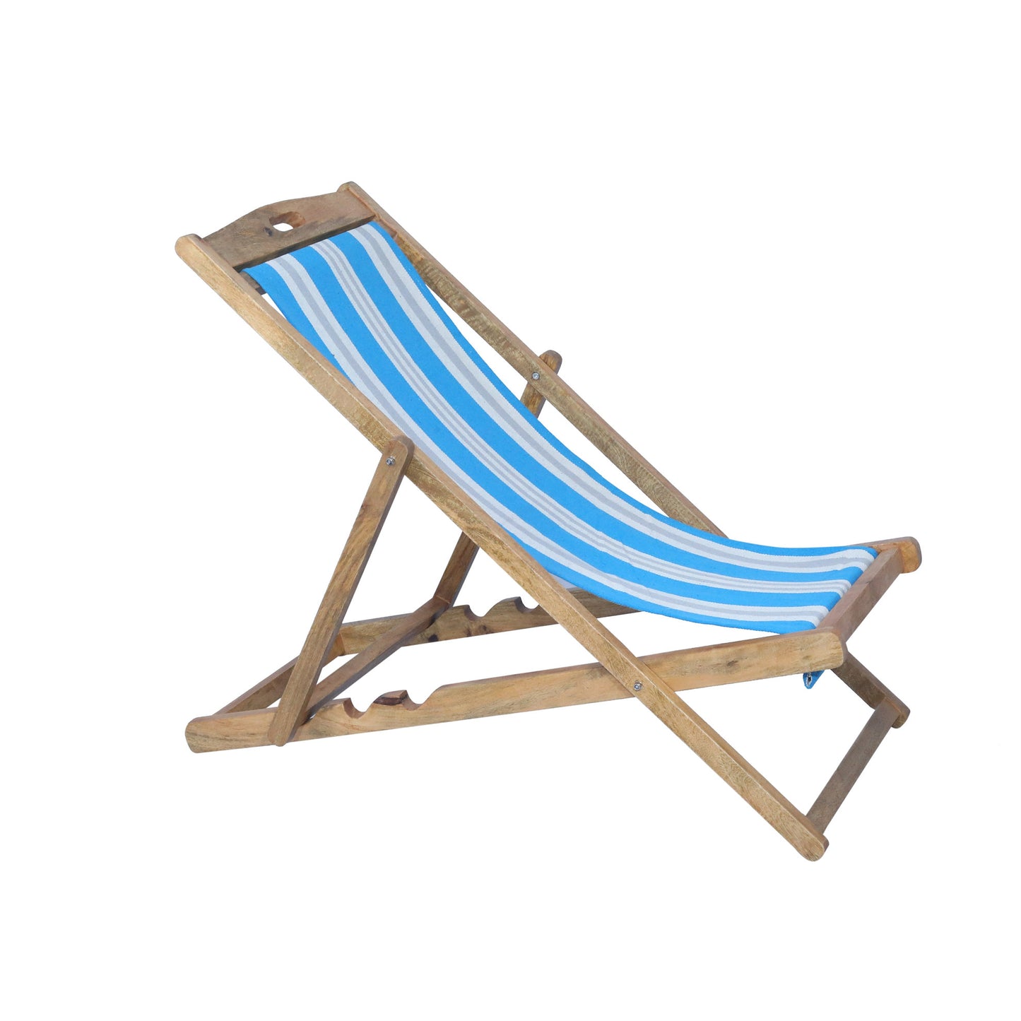 St Ives Mango Wood Folding Premium Deck Chair