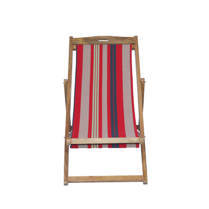 Butterfly Mango Wood Folding Premium Deck Chair