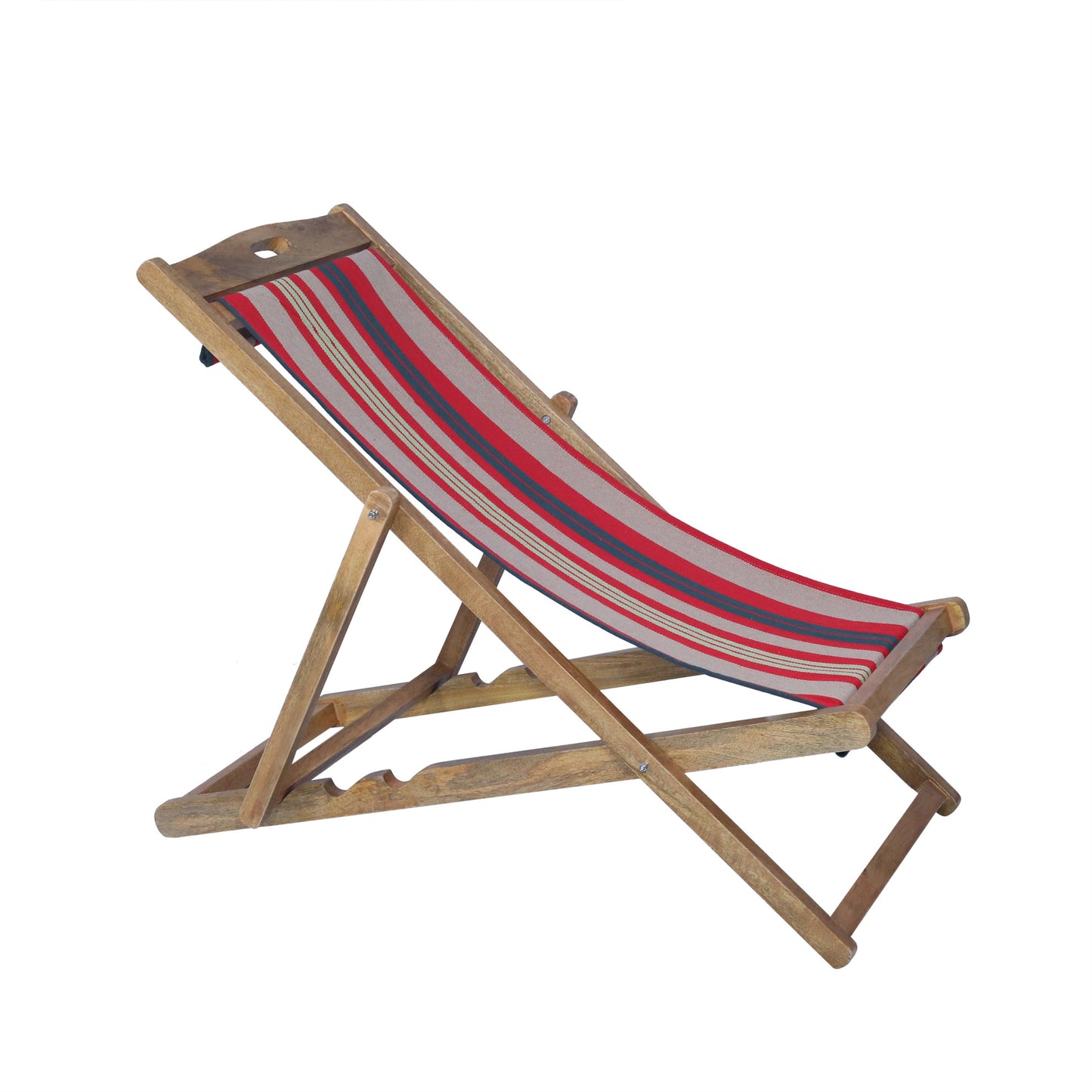 Butterfly Mango Wood Folding Premium Deck Chair