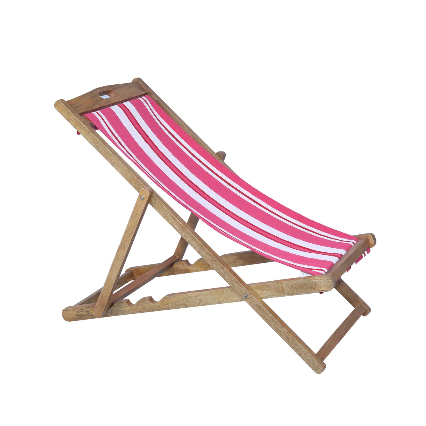 Coral Mango Wood Folding Premium Deck Chair