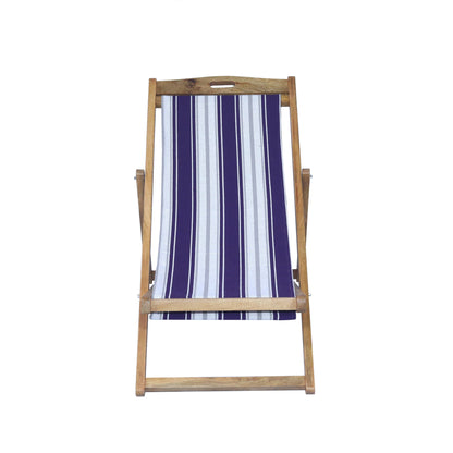 Violet Mango Wood Folding Premium Deck Chair