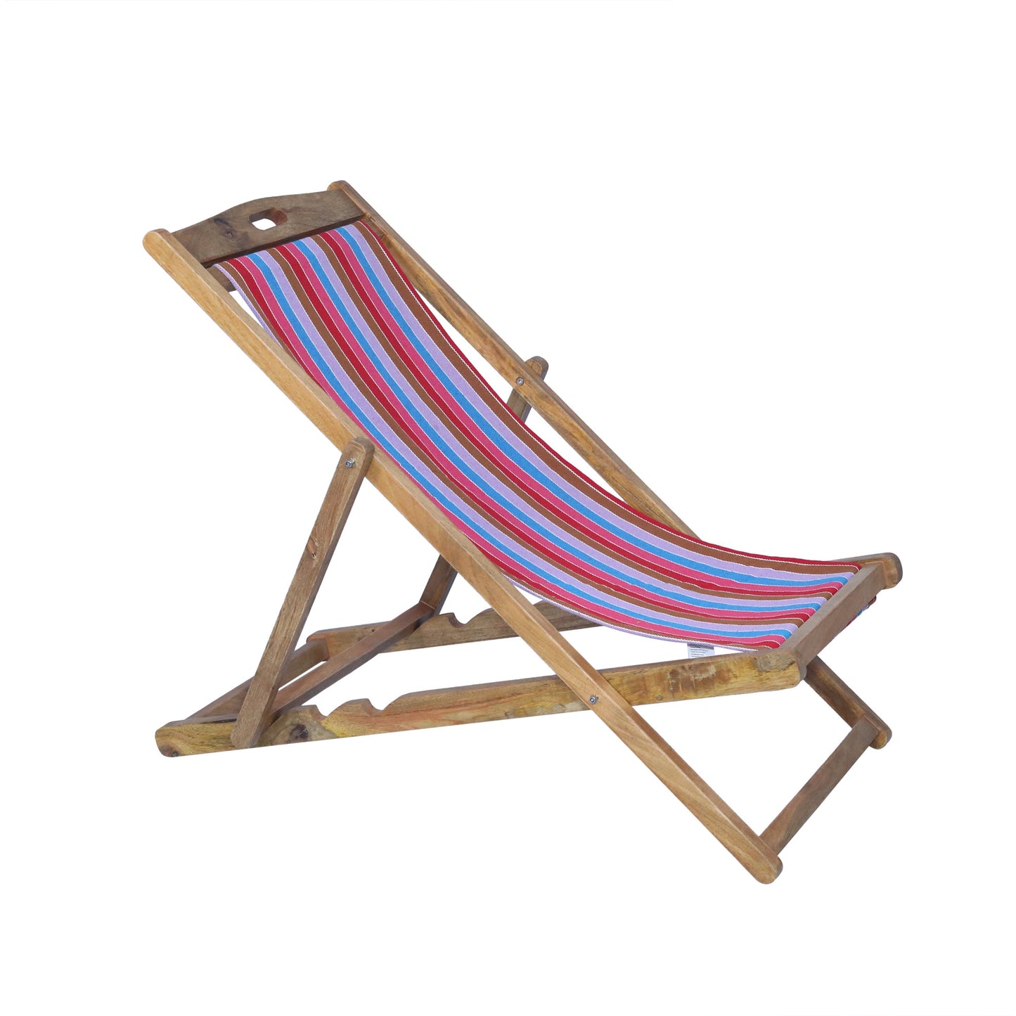 Beach Huts Mango Wood Folding Premium Deck Chair