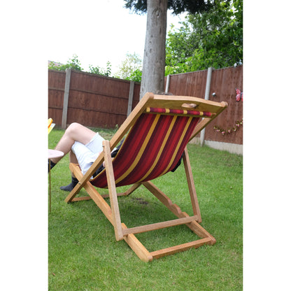 Acerola Mango Wood Folding Premium Deck Chair