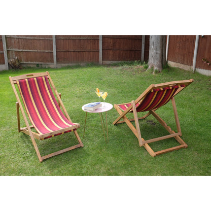 Acerola Mango Wood Folding Premium Deck Chair