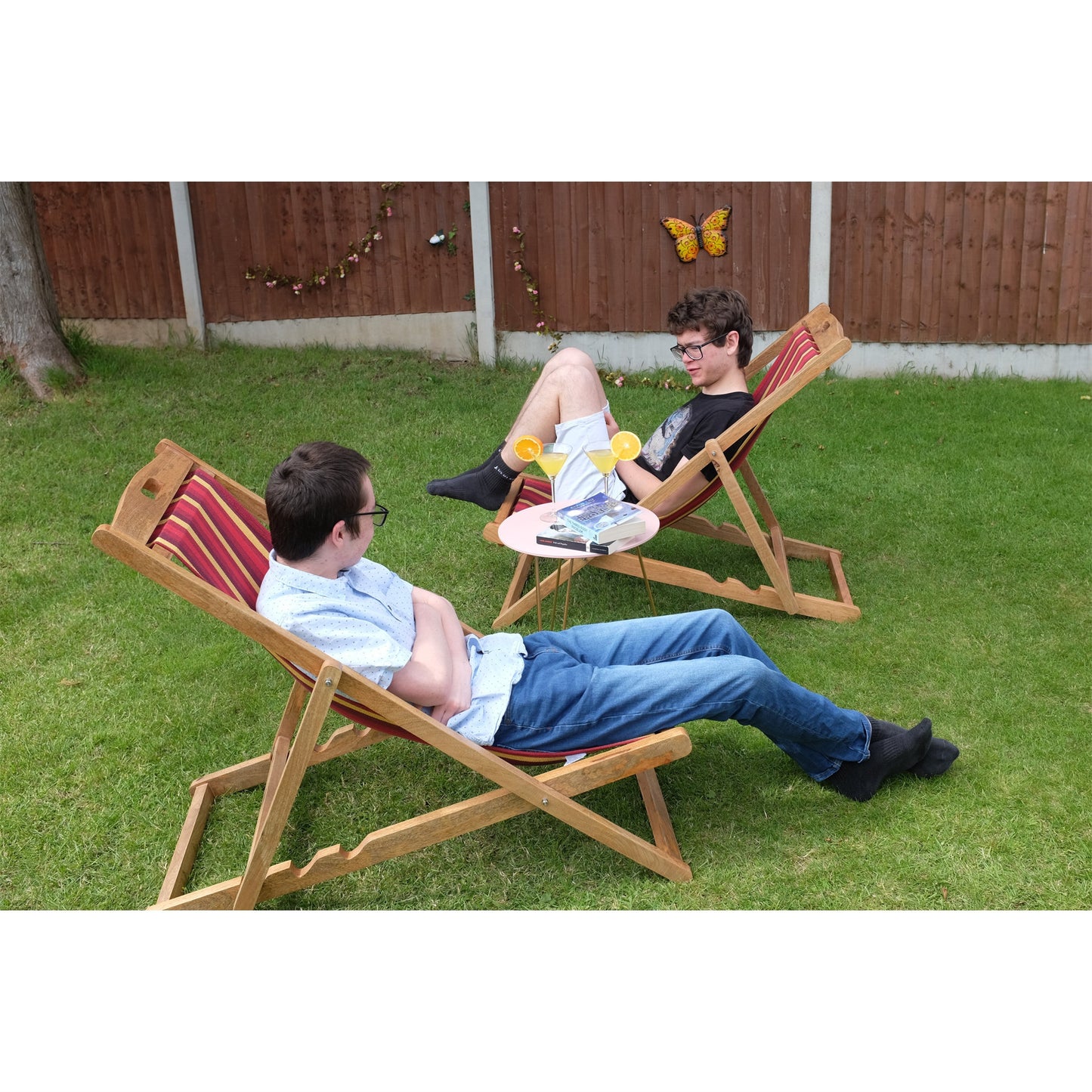 Acerola Mango Wood Folding Premium Deck Chair