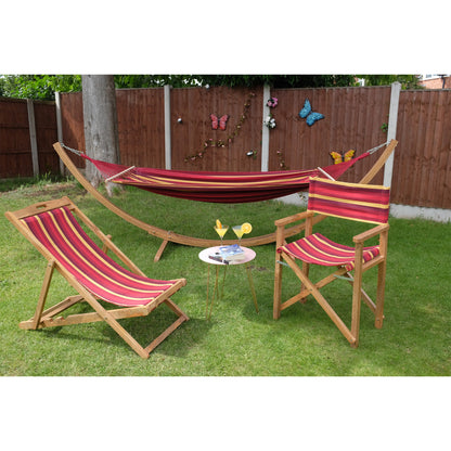 Acerola Mango Wood Folding Premium Deck Chair