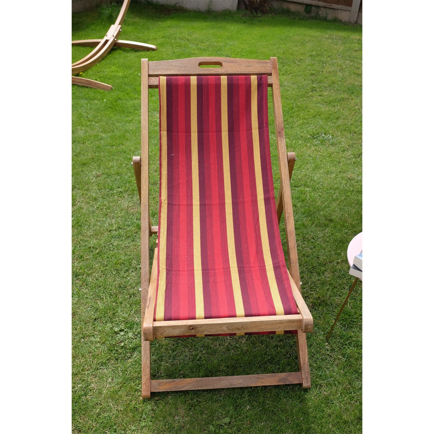 Acerola Mango Wood Folding Premium Deck Chair