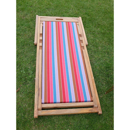 Beach Huts Mango Wood Folding Premium Deck Chair