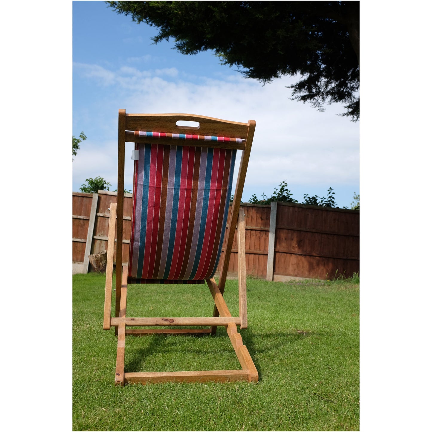 Beach Huts Mango Wood Folding Premium Deck Chair