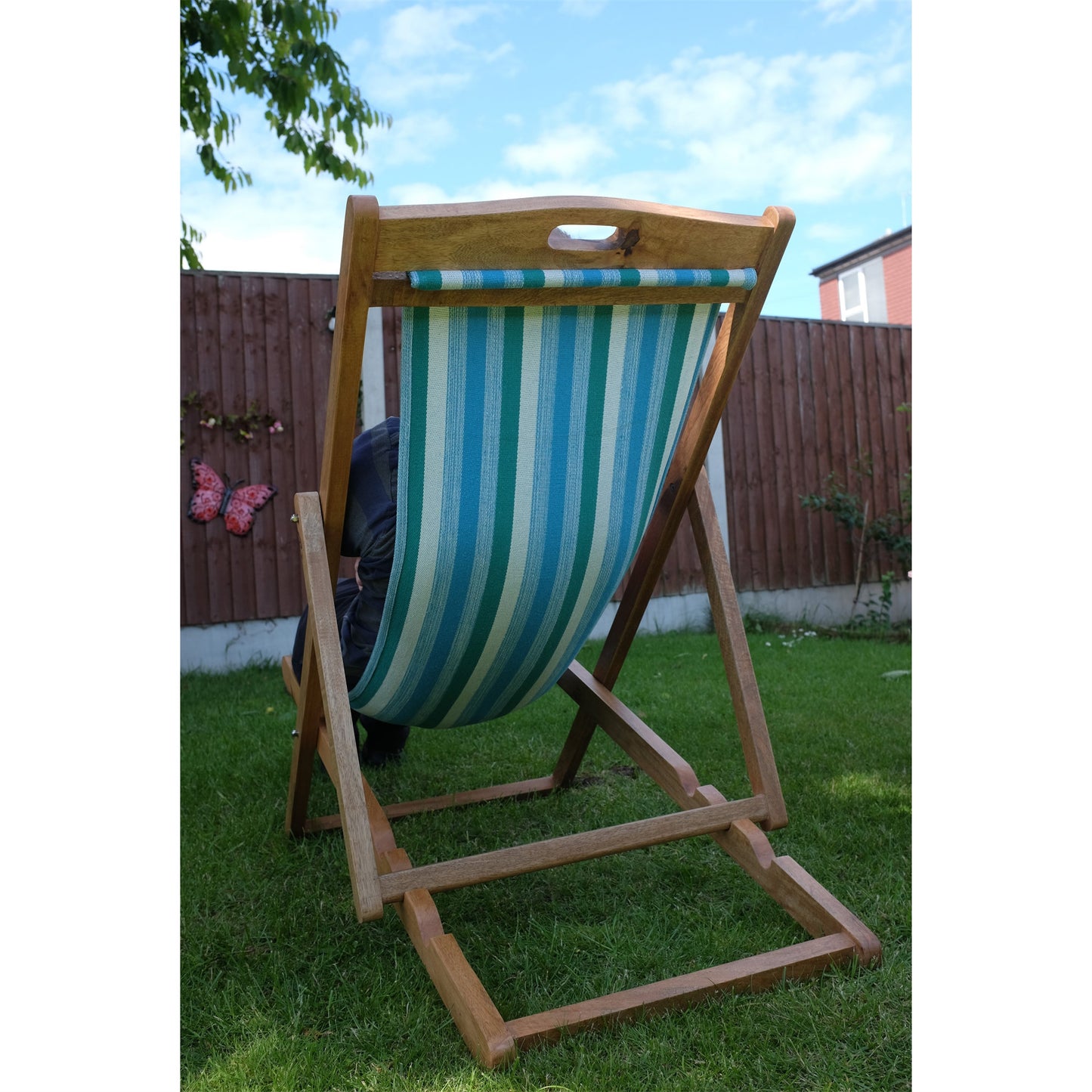 Botanic Mango Wood Folding Premium Deck Chair