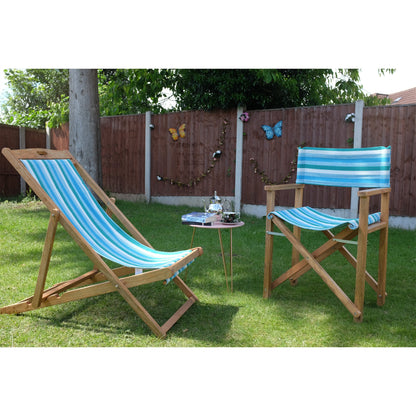 Botanic Mango Wood Folding Premium Deck Chair