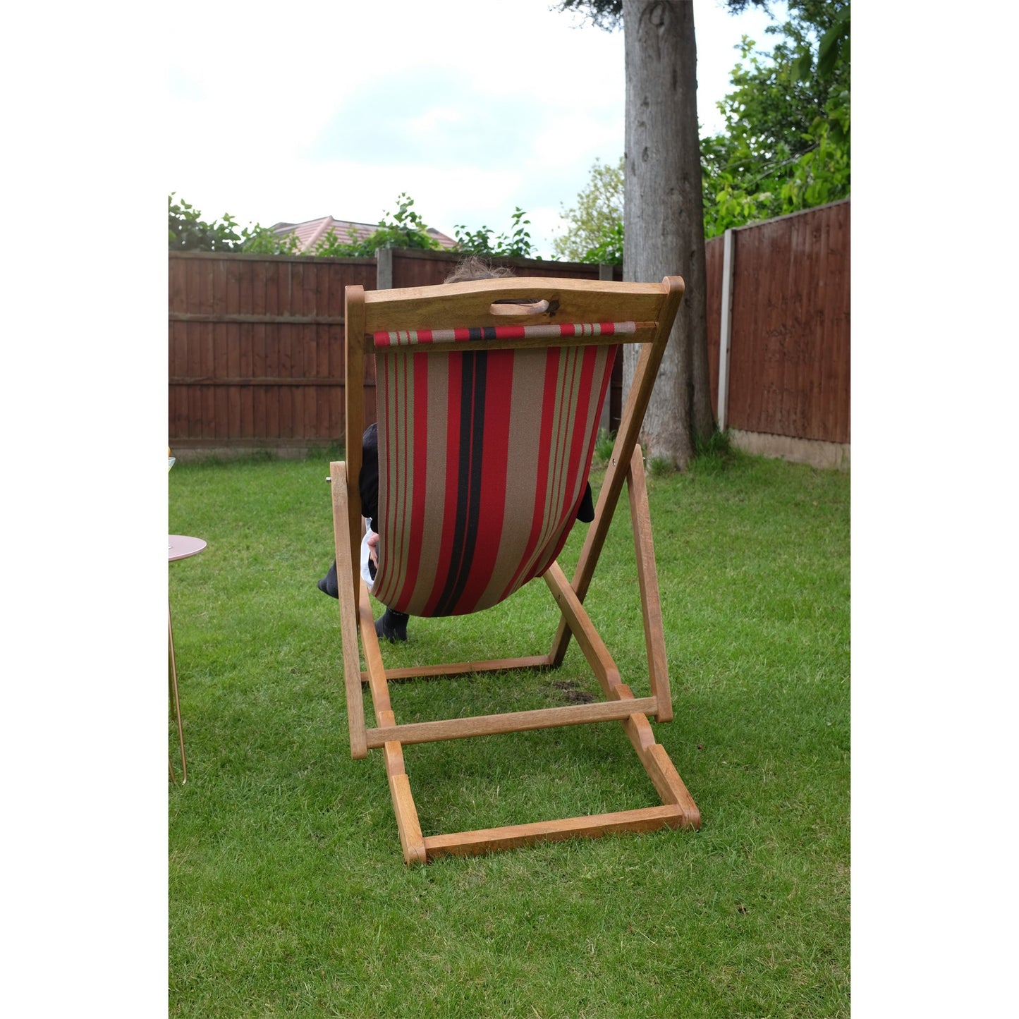 Butterfly Mango Wood Folding Premium Deck Chair