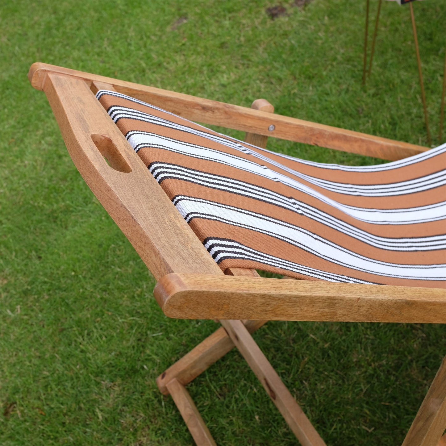 Chestnut Mango Wood Folding Premium Deck Chair