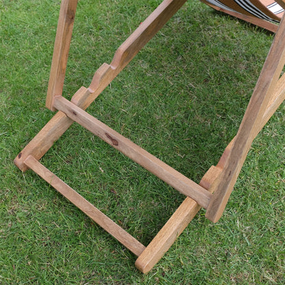 Chestnut Mango Wood Folding Premium Deck Chair