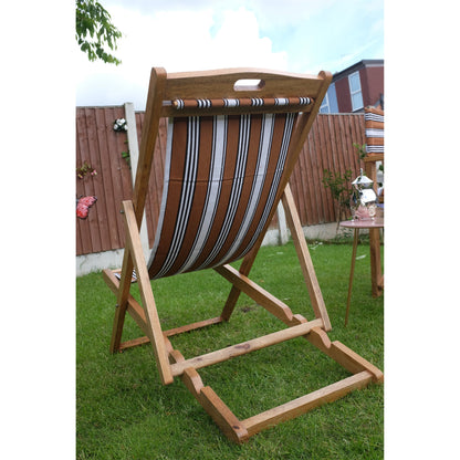 Chestnut Mango Wood Folding Premium Deck Chair