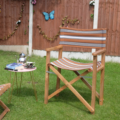 Chestnut Mango Wood Folding Premium Director's Chair