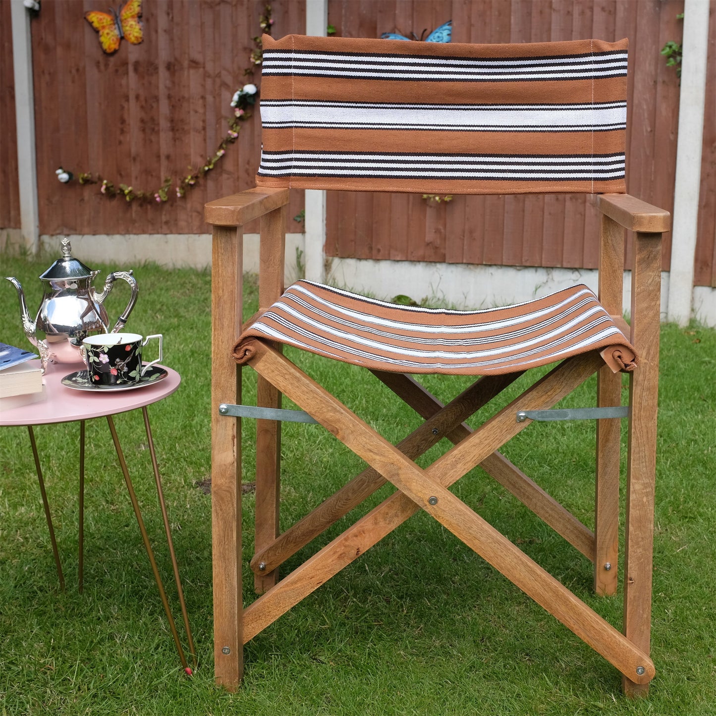 Chestnut Mango Wood Folding Premium Director's Chair