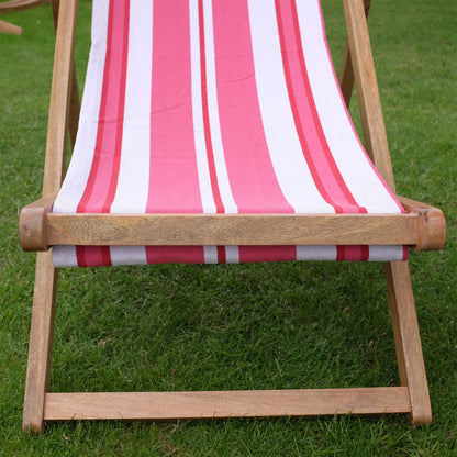 Coral Mango Wood Folding Premium Deck Chair