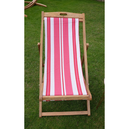 Coral Mango Wood Folding Premium Deck Chair