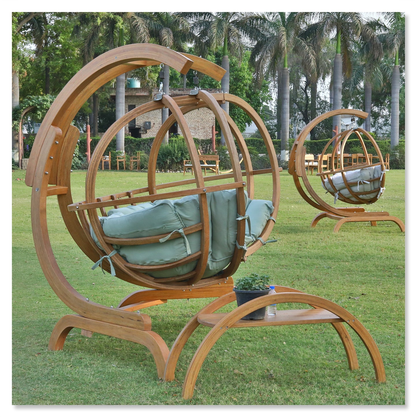 Crescent Multi Hanging Swing Chair with Stand