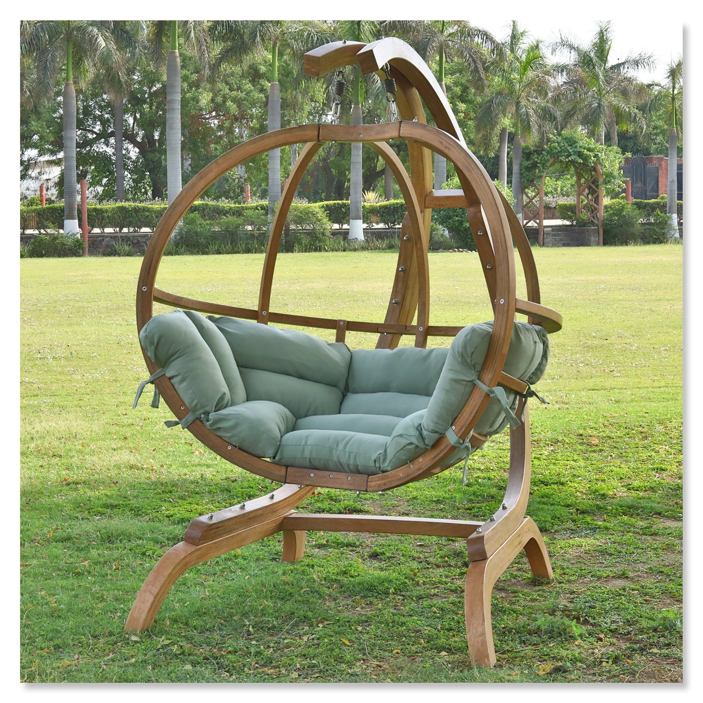 Crescent OnePlus Hanging Swing Chair with Stand