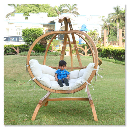 Crescent OnePlus Hanging Swing Chair with Stand