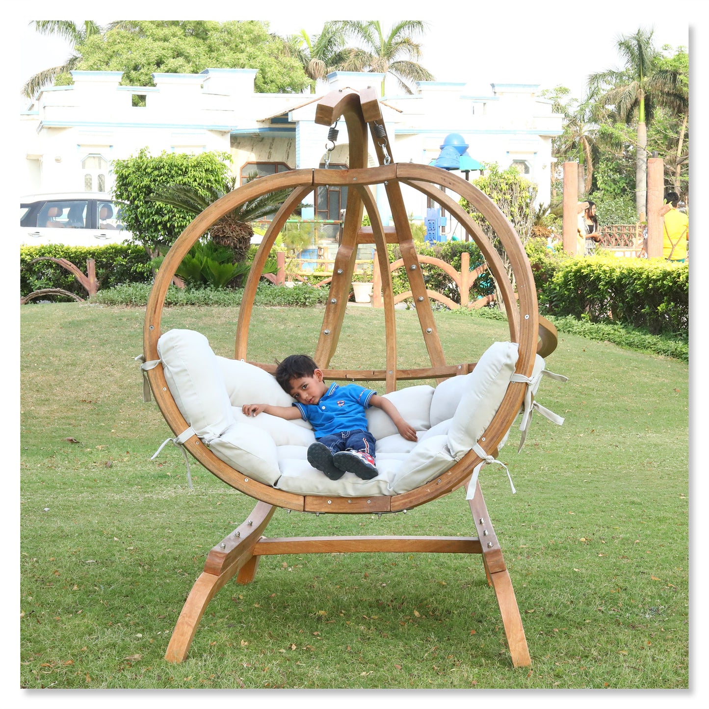 Crescent OnePlus Hanging Swing Chair with Stand