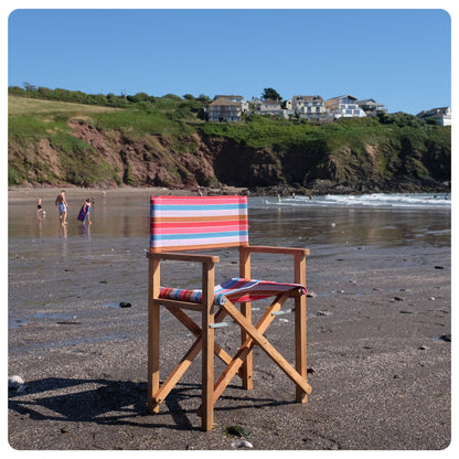 Beach Huts Mango Wood Folding Premium Director's Chair