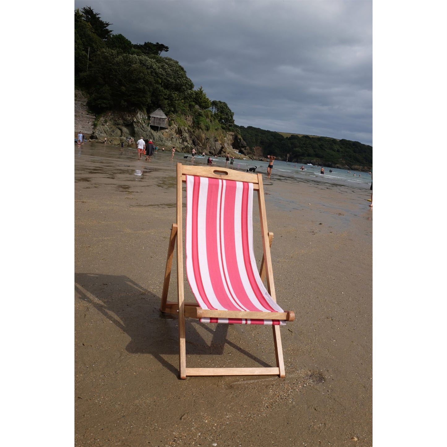 Coral Mango Wood Folding Premium Deck Chair