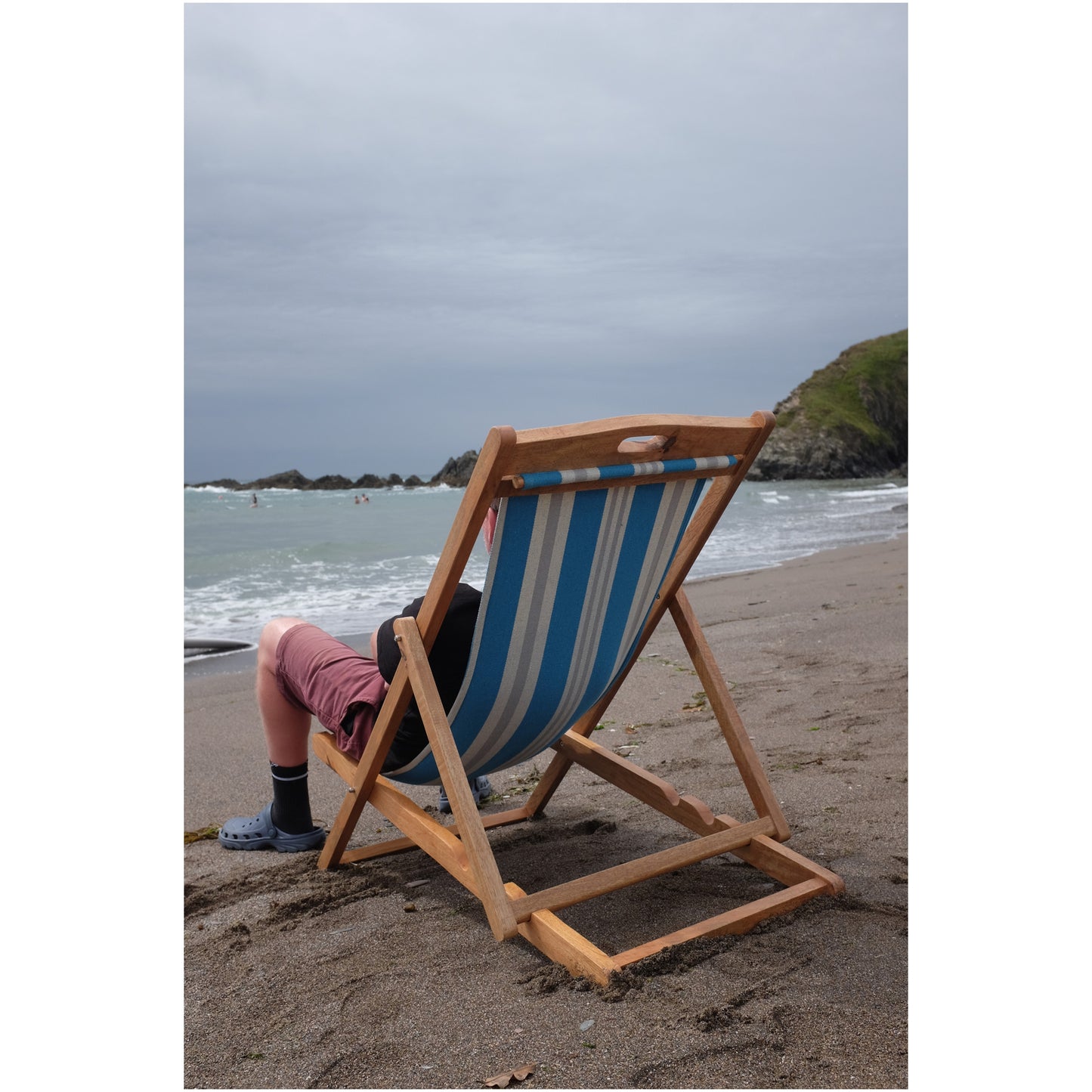 St Ives Mango Wood Folding Premium Deck Chair