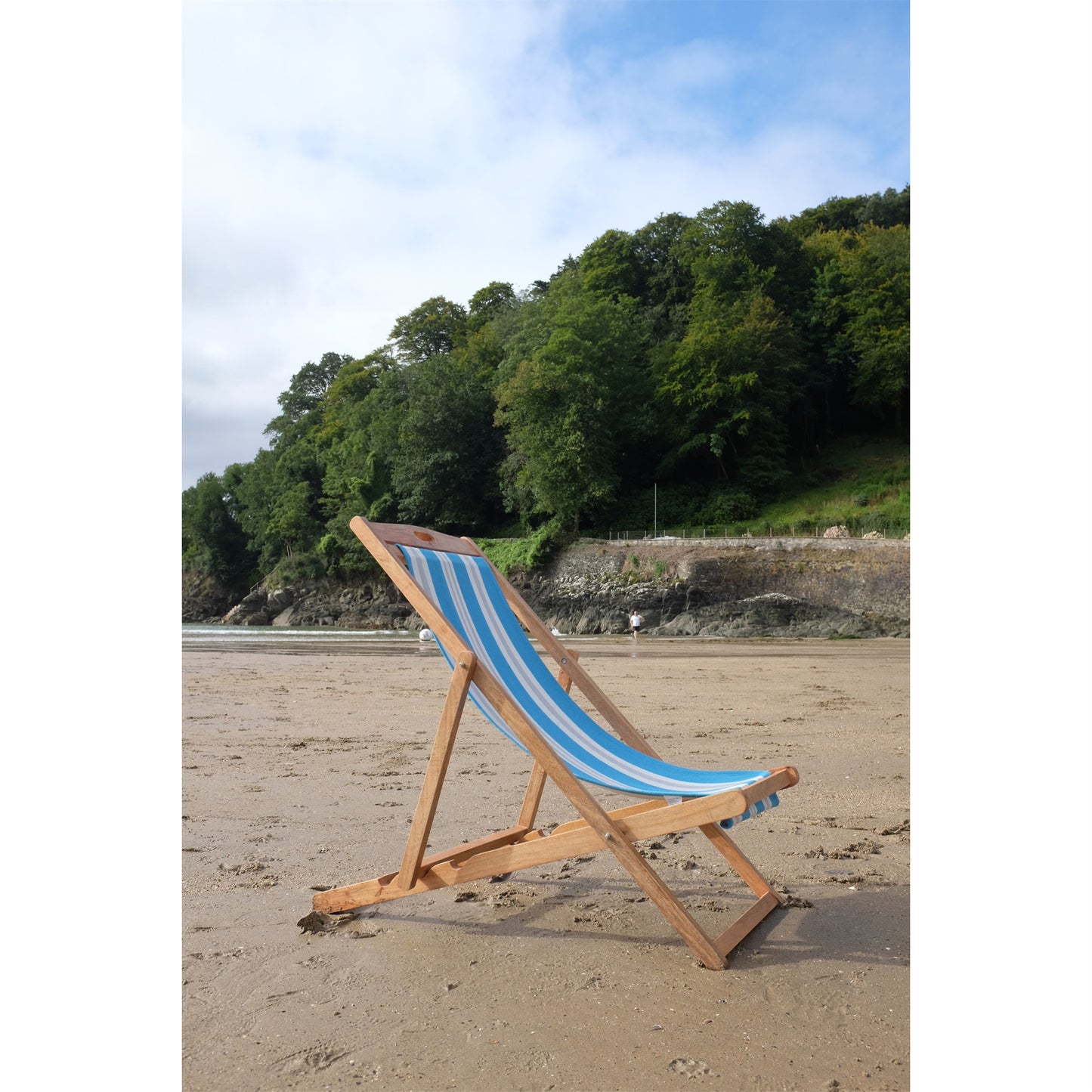 St Ives Mango Wood Folding Premium Deck Chair