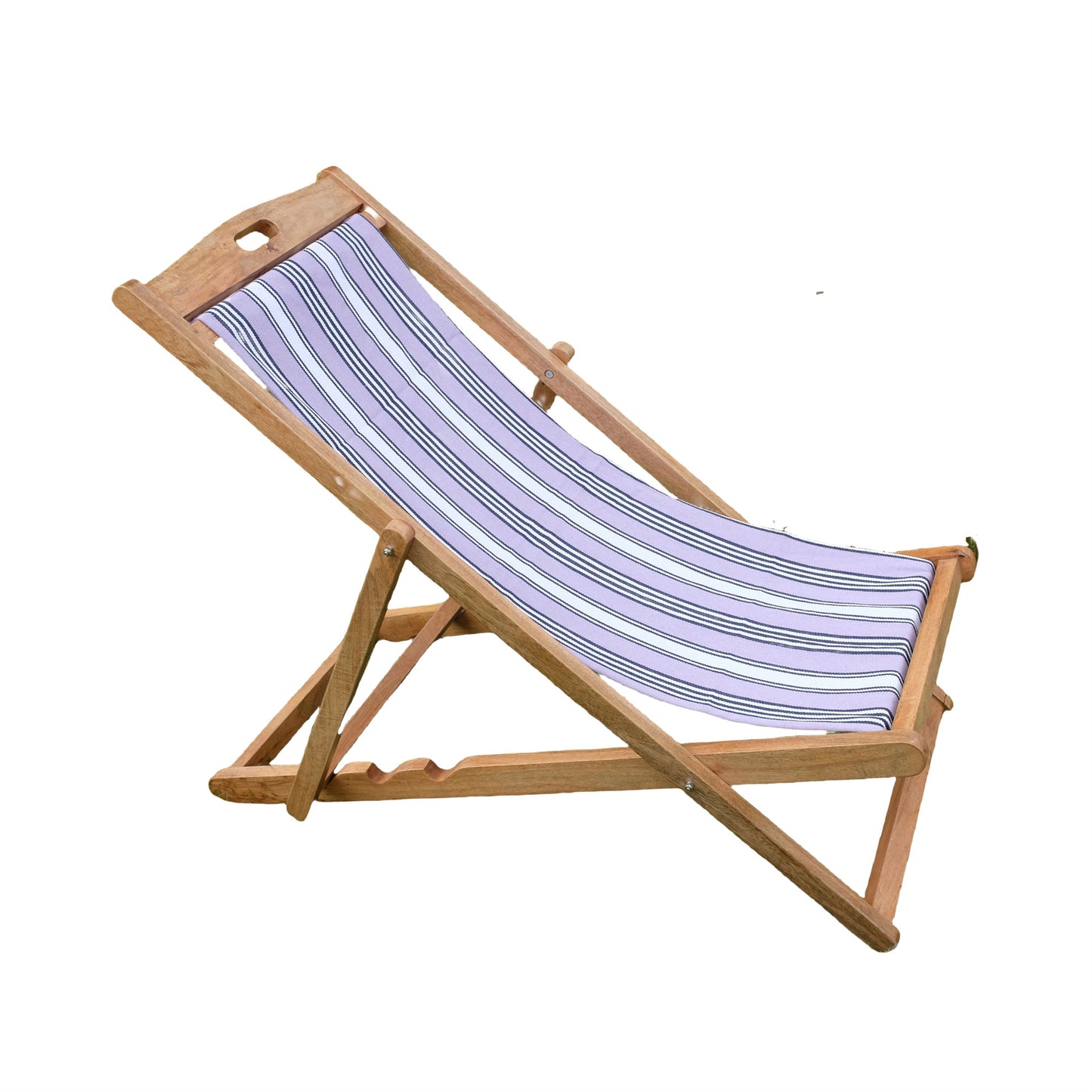 Heather Mango Wood Folding Premium Deck Chair