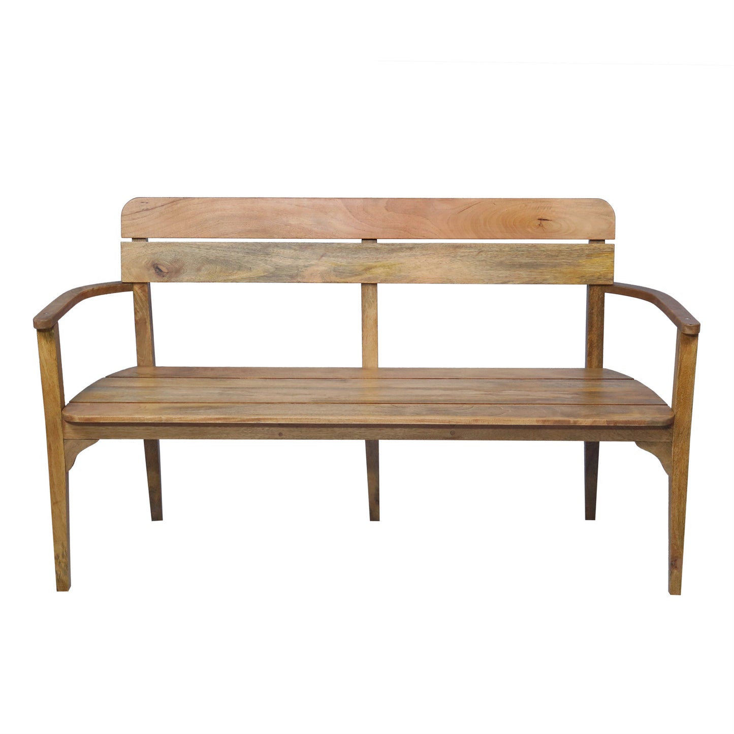 Japandi Outdoor-Indoor Dining 3 Seater Bench Mango Wood