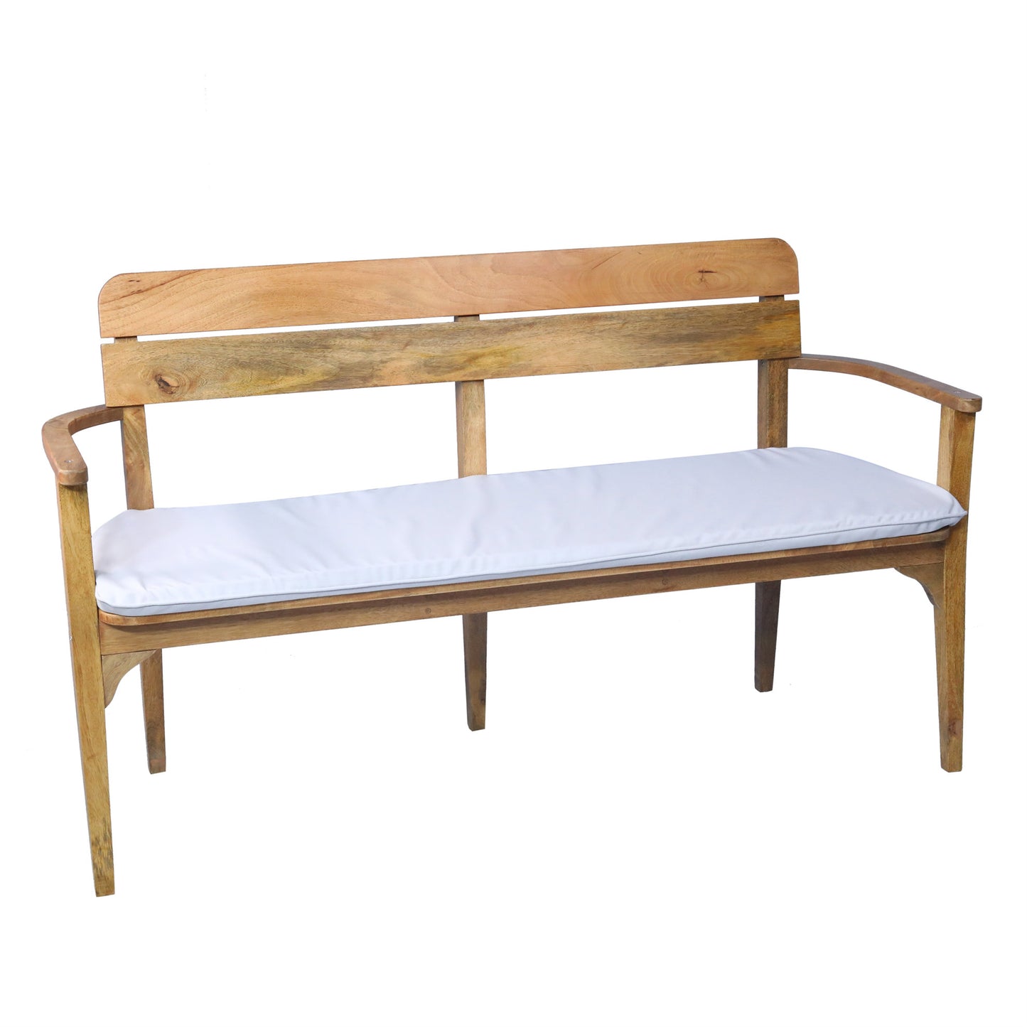 Japandi Outdoor-Indoor Dining 3 Seater Bench Mango Wood