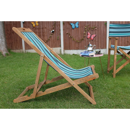 Jungle Mango Wood Folding Premium Deck Chair