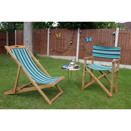 Jungle Mango Wood Folding Premium Deck Chair