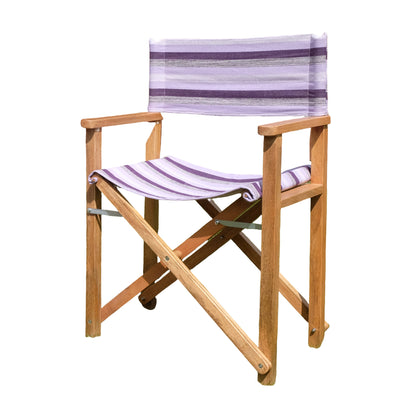 Lilac Mango Wood Folding Premium Director's Chair