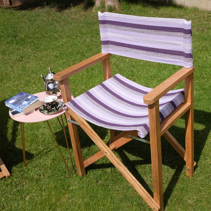 Lilac Mango Wood Folding Premium Director's Chair