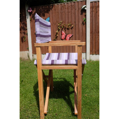 Lilac Mango Wood Folding Premium Director's Chair