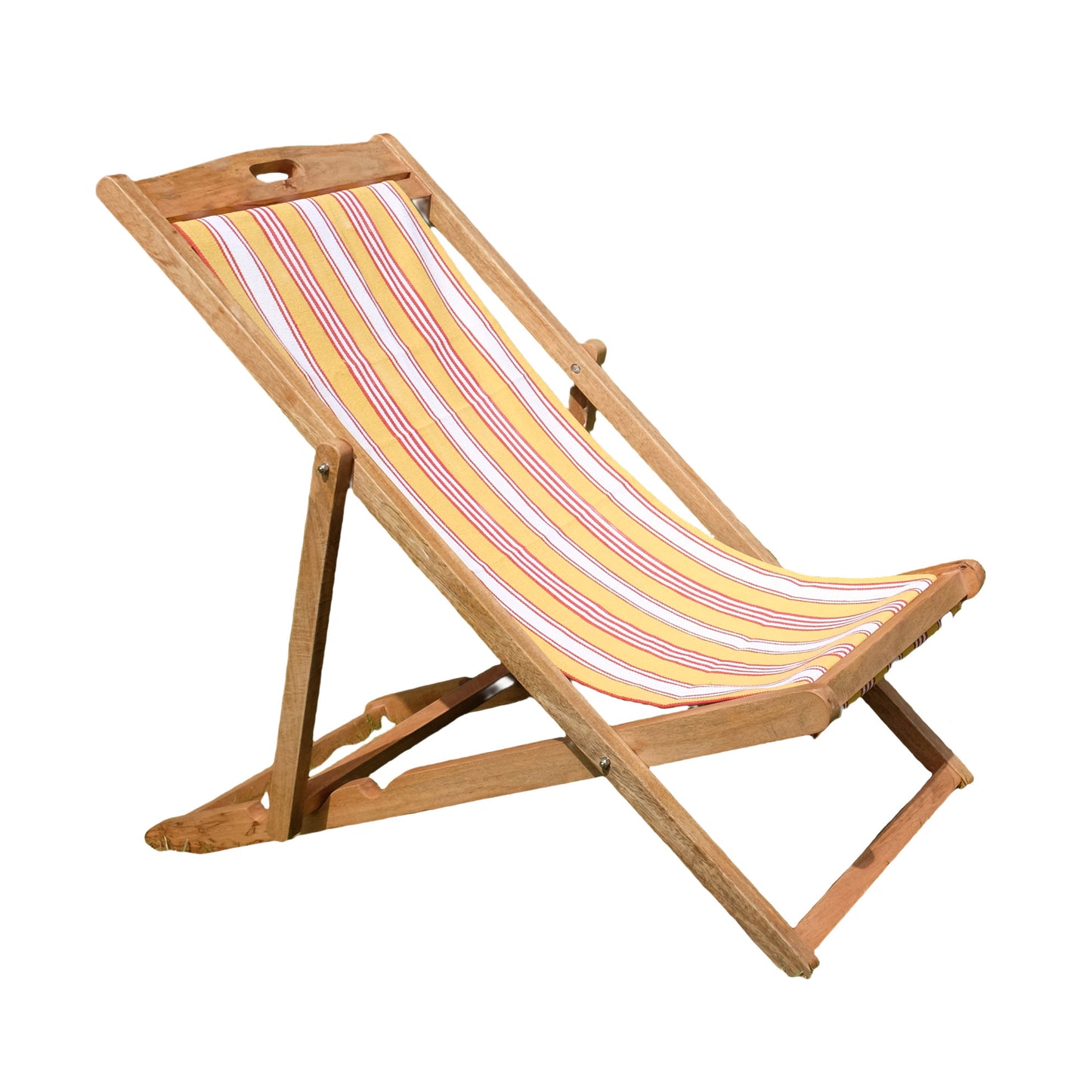 Changeable Fabric Slings for Mango Wood Folding Premium Deck Chairs