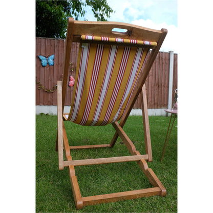 Malaga Mango Wood Folding Premium Deck Chair