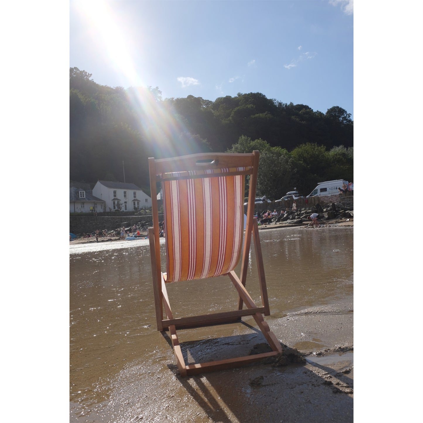 Malaga Mango Wood Folding Premium Deck Chair