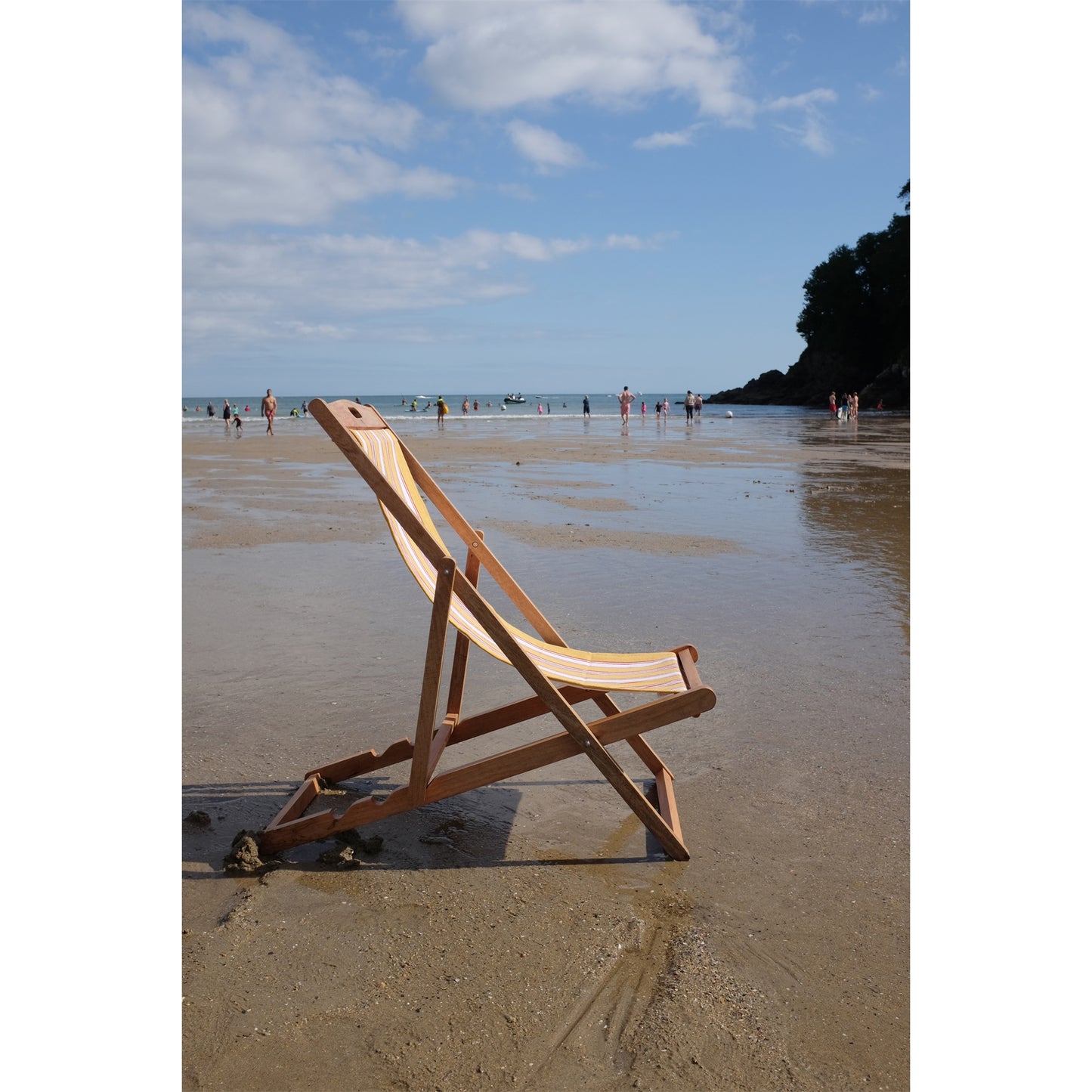 Malaga Mango Wood Folding Premium Deck Chair