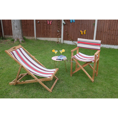 Medici Mango Wood Folding Premium Deck Chair