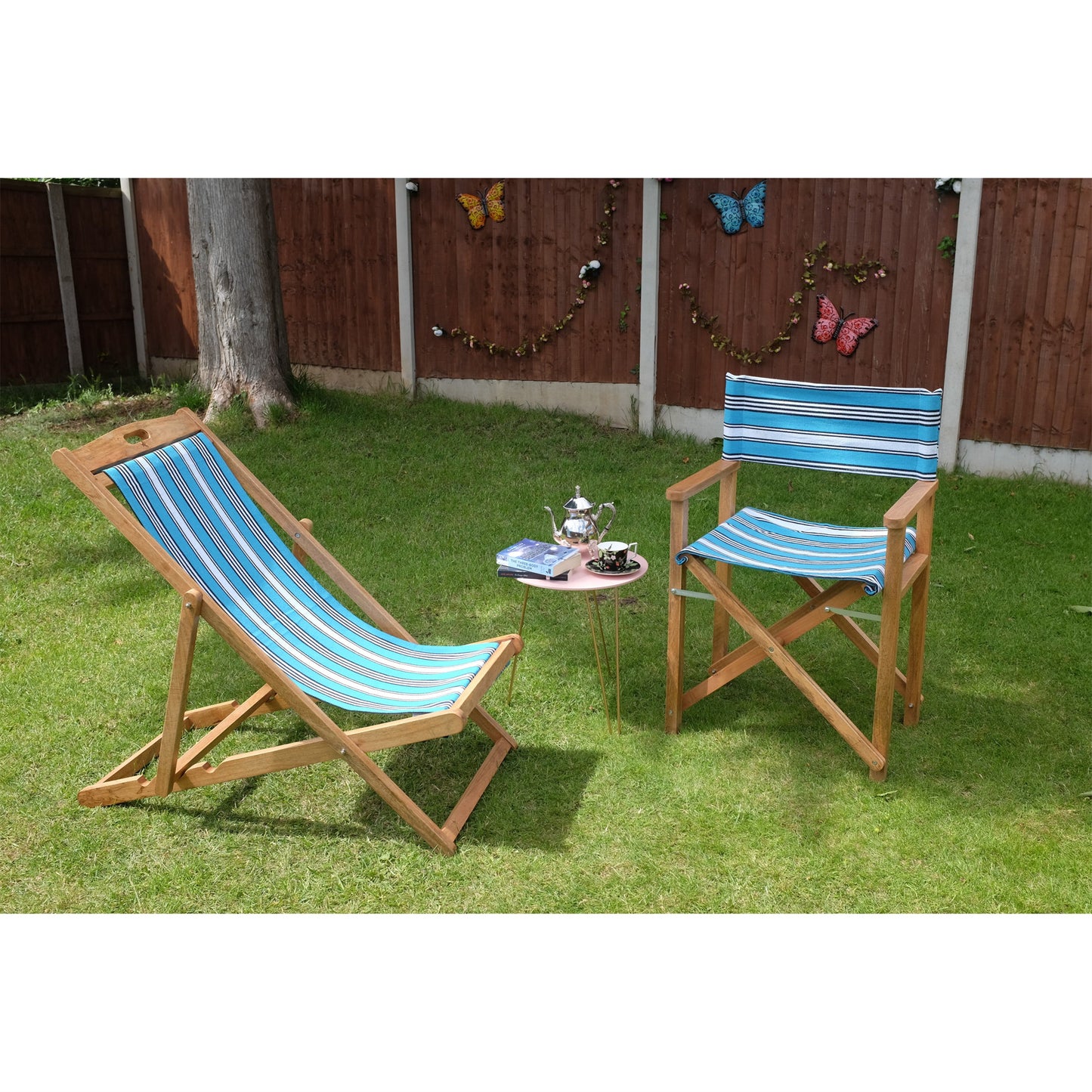 Ocean Mango Wood Folding Premium Deck Chair