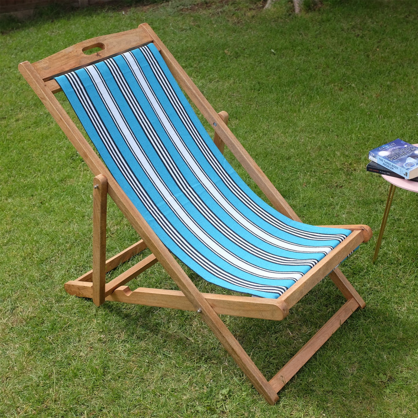 Ocean Mango Wood Folding Premium Deck Chair