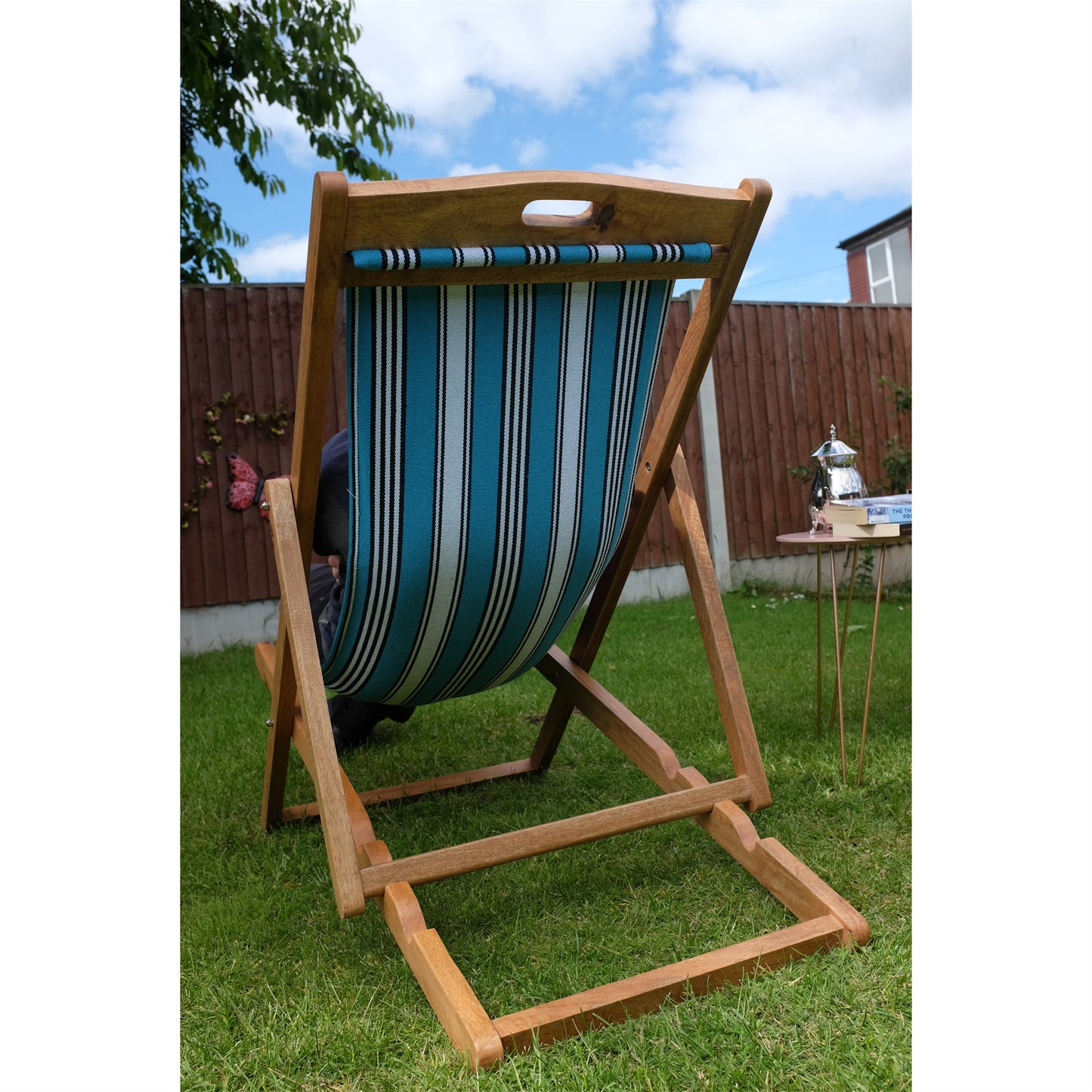 Ocean Mango Wood Folding Premium Deck Chair