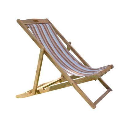 Petangue Mango Wood Folding Premium Deck Chair